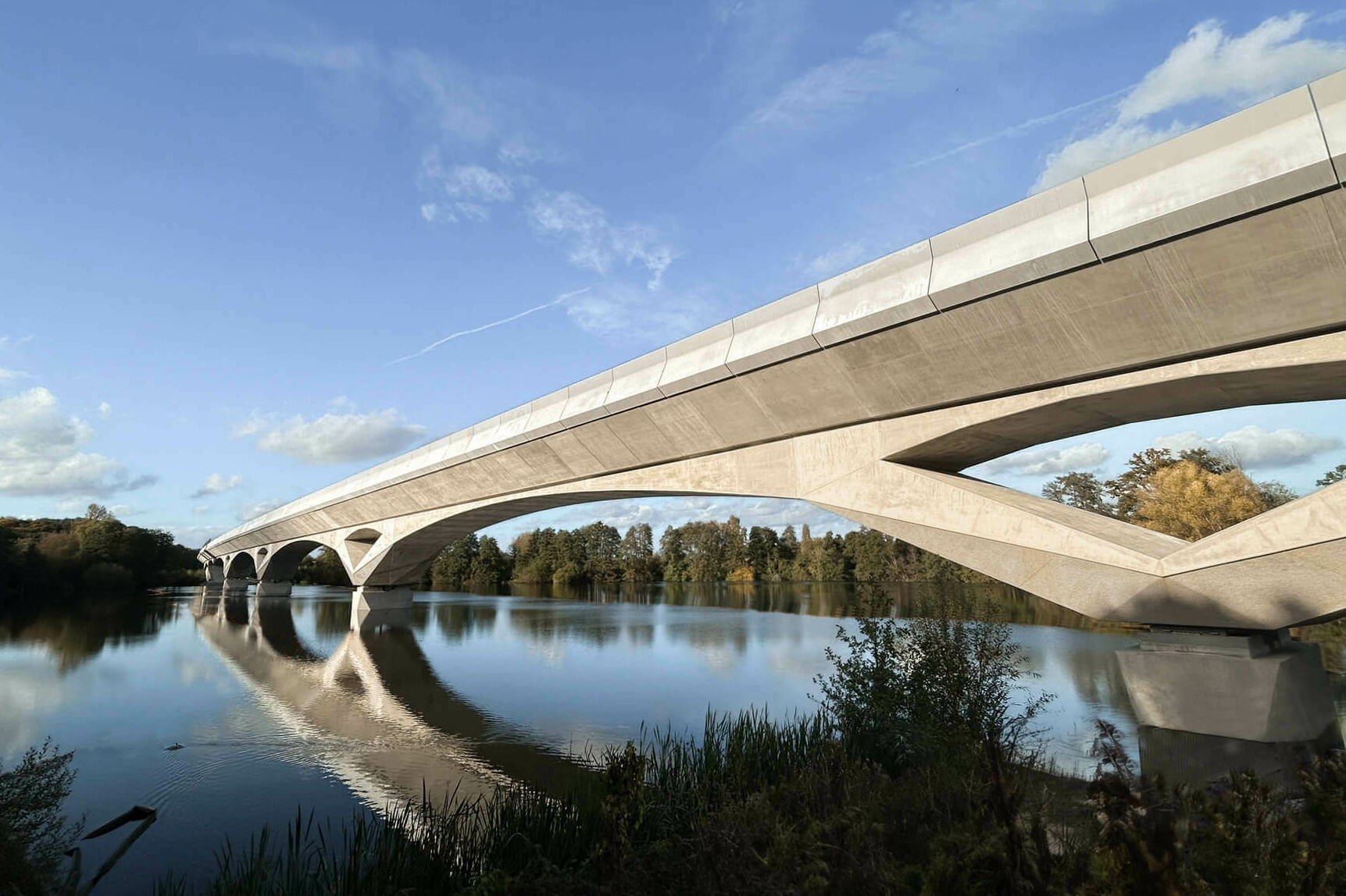 Viaduc de la vallée de la Colne / GRIMSHAW