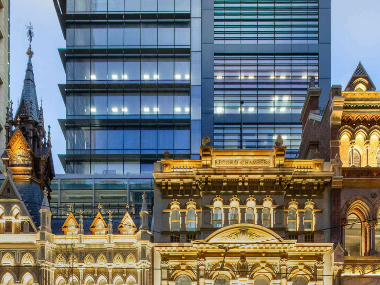 Collins Street’s much-anticipated commercial development, Olderfleet, is complete