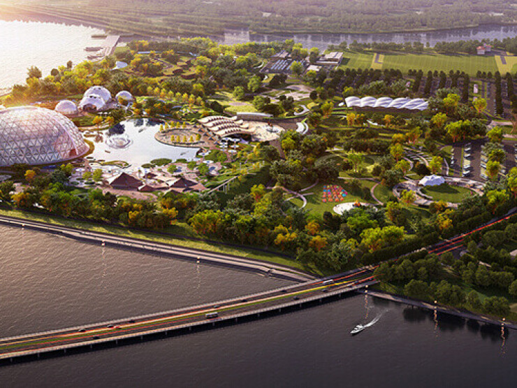 Eden Project Qingdao reaches construction milestone