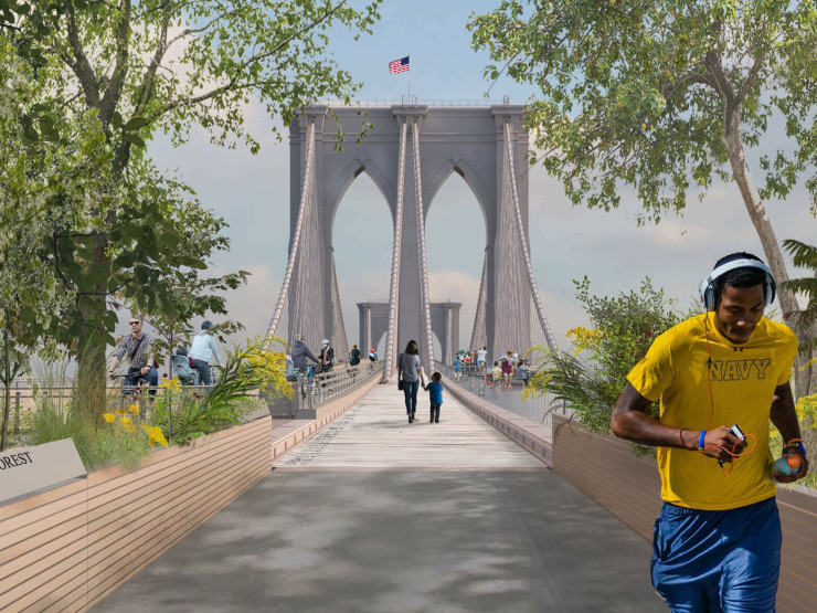 Brooklyn Bridge Forest Wins International Competition