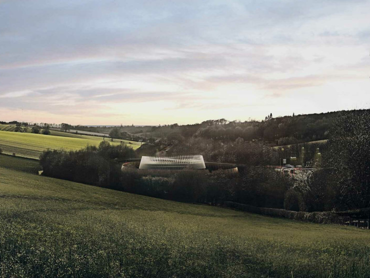 Designs revealed for landmark HS2 tunnel vent building