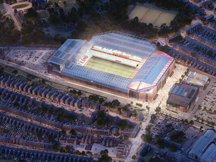 New designs for the redevelopment and expansion of Aston Villa’s Villa Park receive planning permission