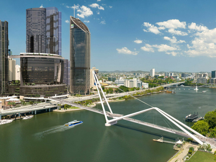 Neville Bonner Bridge first walk welcomes 500 pedestrians for preview experience