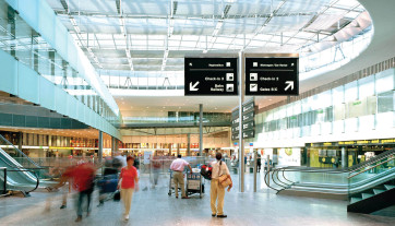 Burri Airport Information Signage System