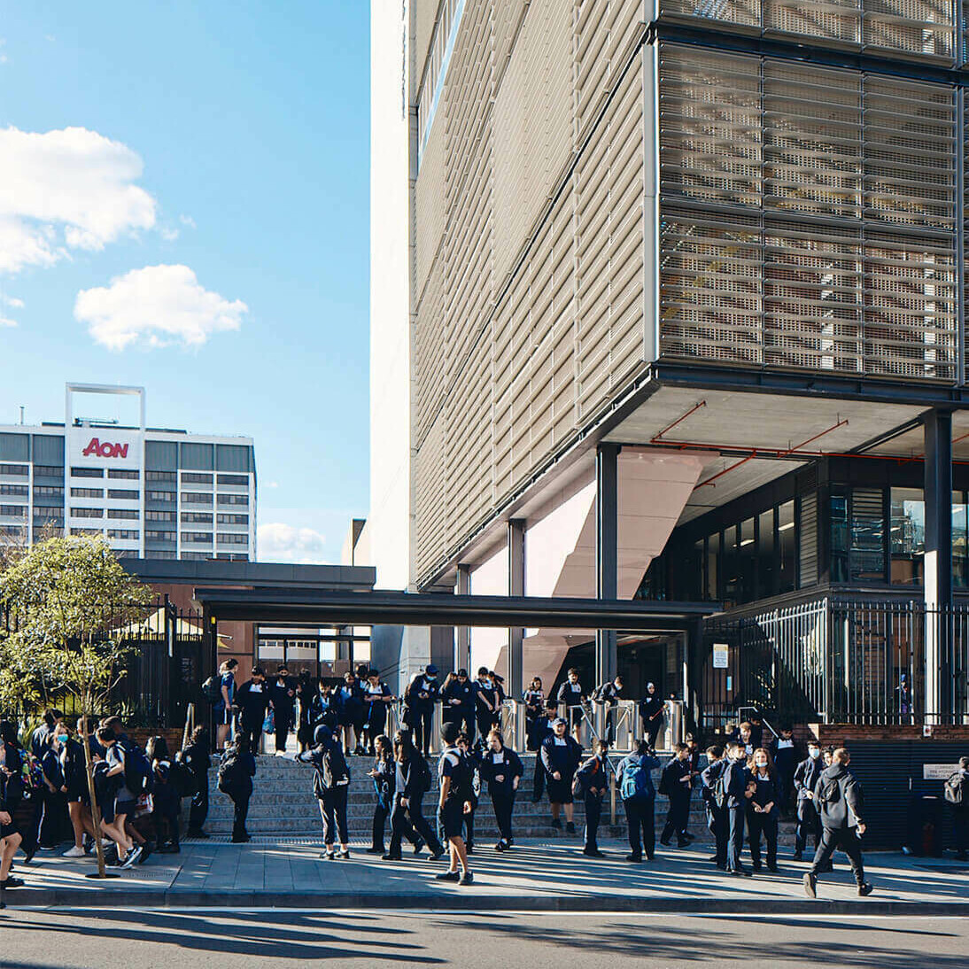 Arthur Phillip High School, Parramatta Public School / GRIMSHAW