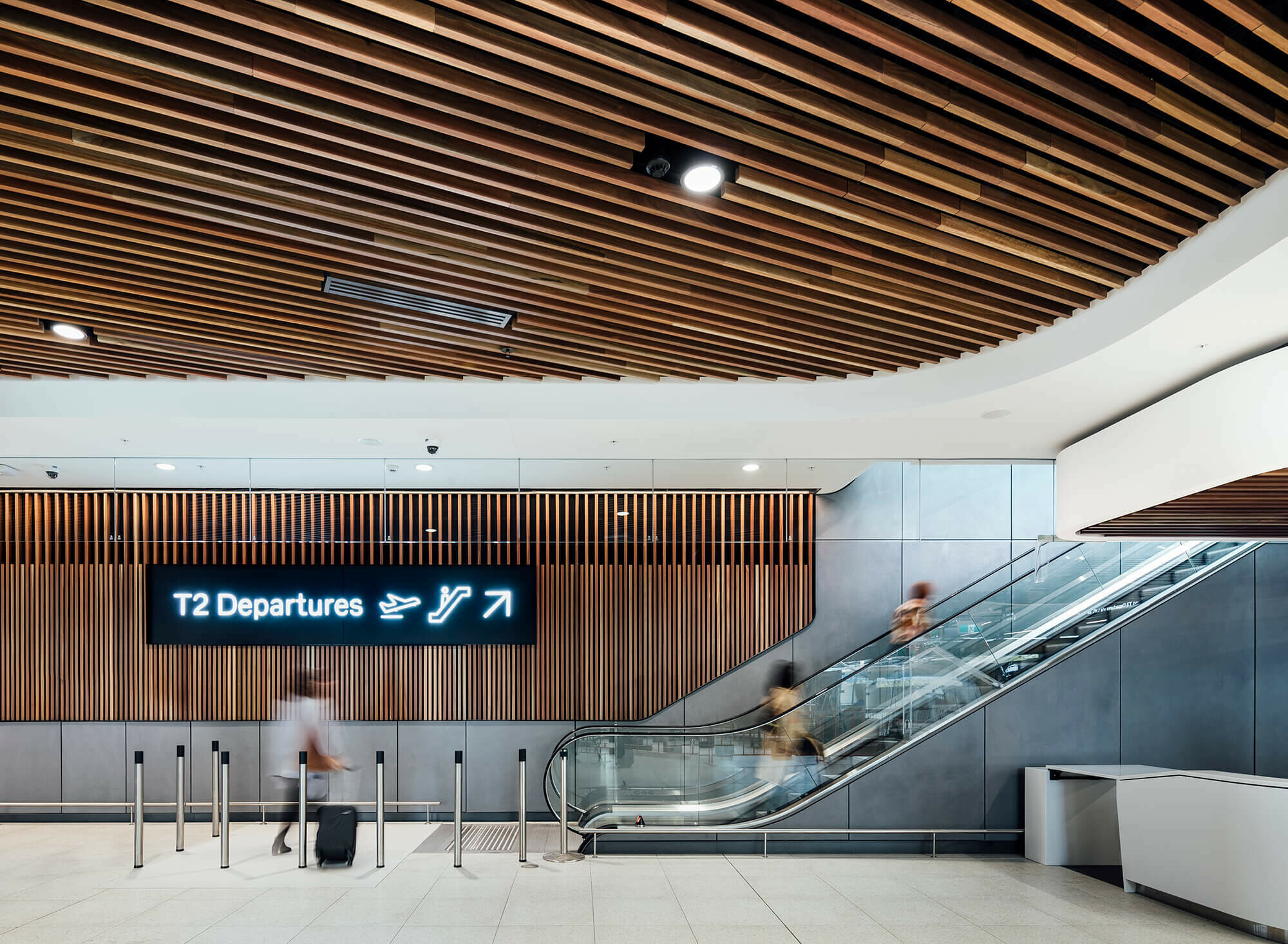 Melbourne Airport T2 Arrivals Hall Redevelopment / GRIMSHAW