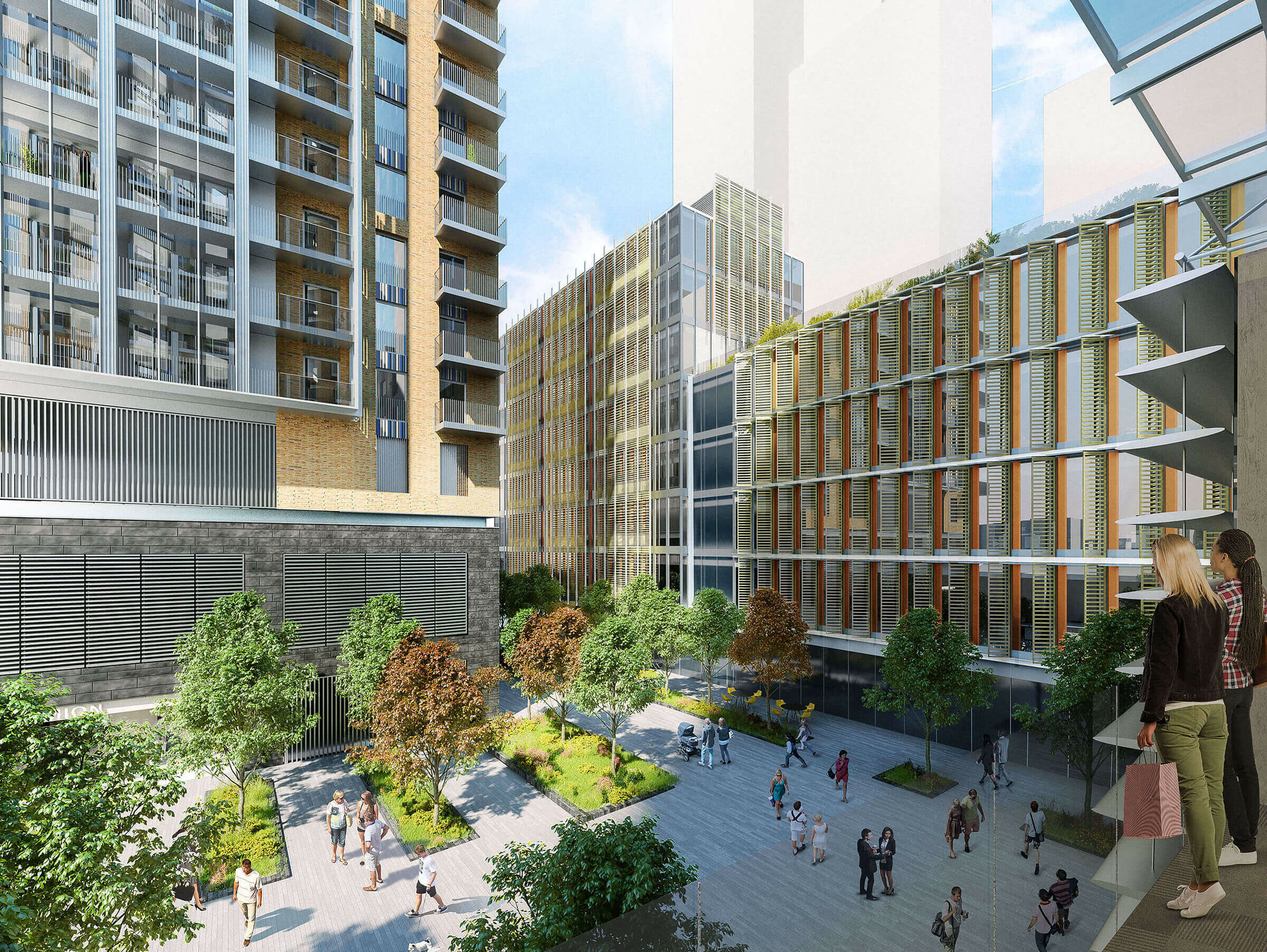 Nine Elms Over Site Development / GRIMSHAW