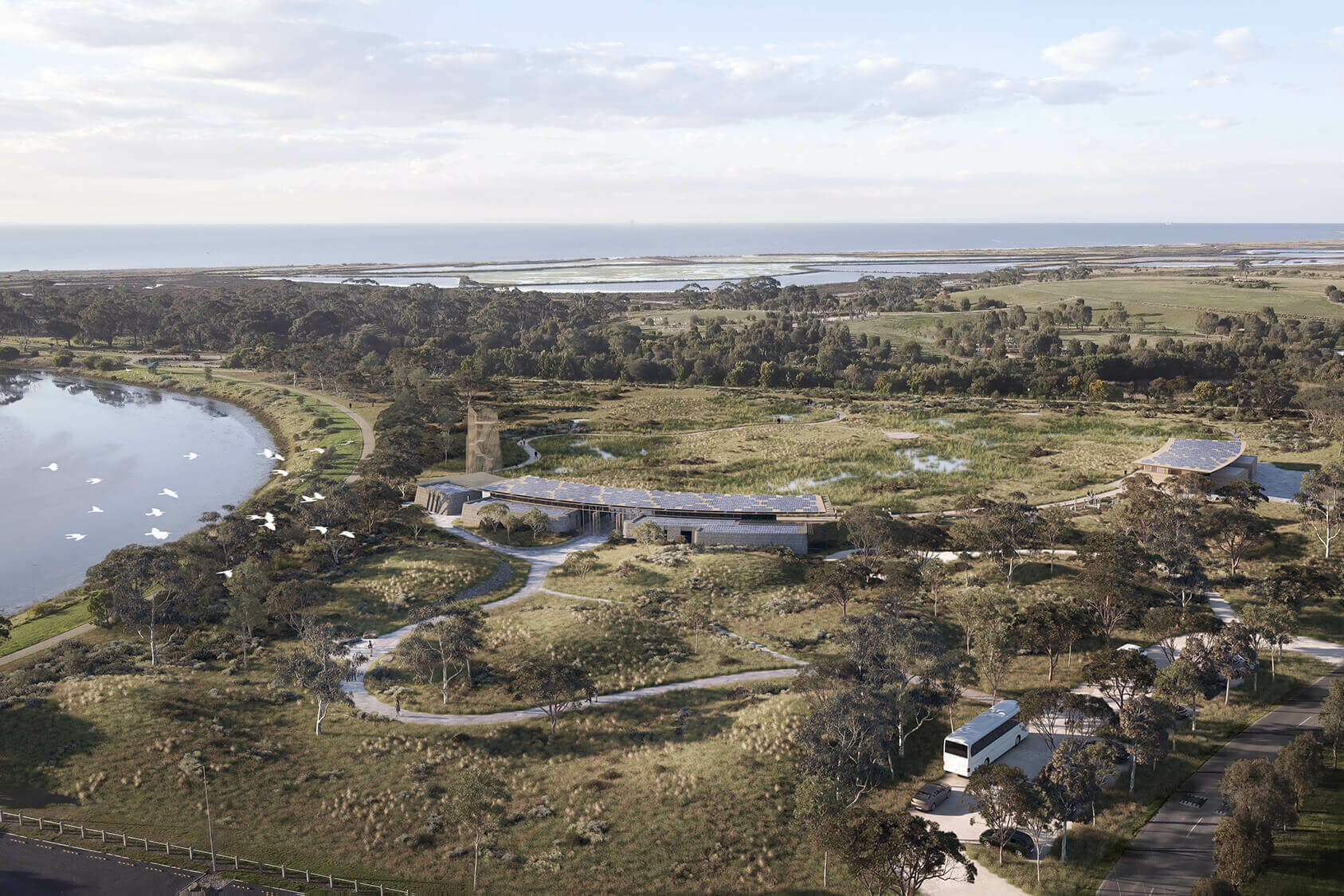 Hobsons Bay Wetlands Centre / GRIMSHAW
