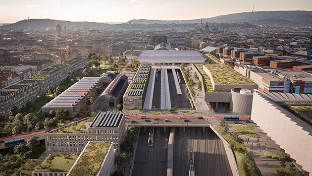 Grimshaw wins Budapest Nyugati railway station design competition / GRIMSHAW