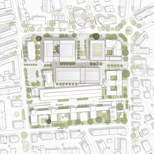 Grimshaw remporte le concours pour le plan directeur du campus de Muesmatt de l'Université de Berne