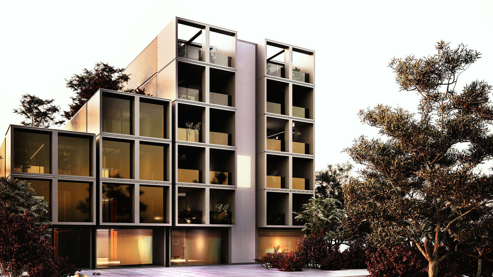 ​Grimshaw has partnered with SG Blocks, a leading designer of container-based structures, to design current and future projects. / GRIMSHAW