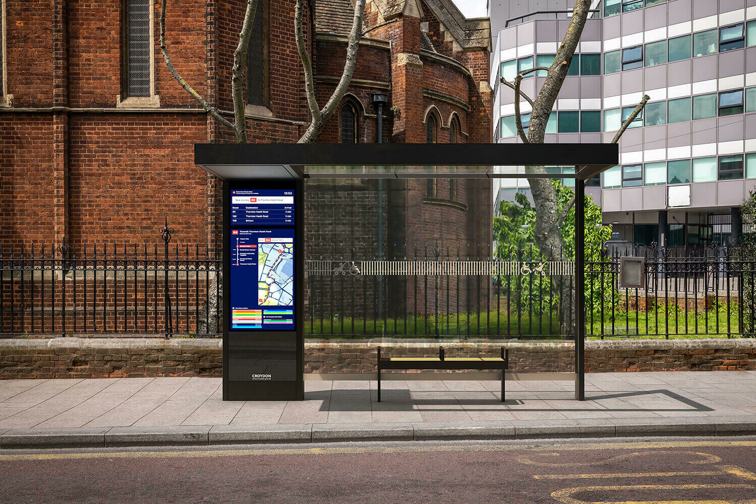 Prototype Smart Cities Bus Shelter / GRIMSHAW