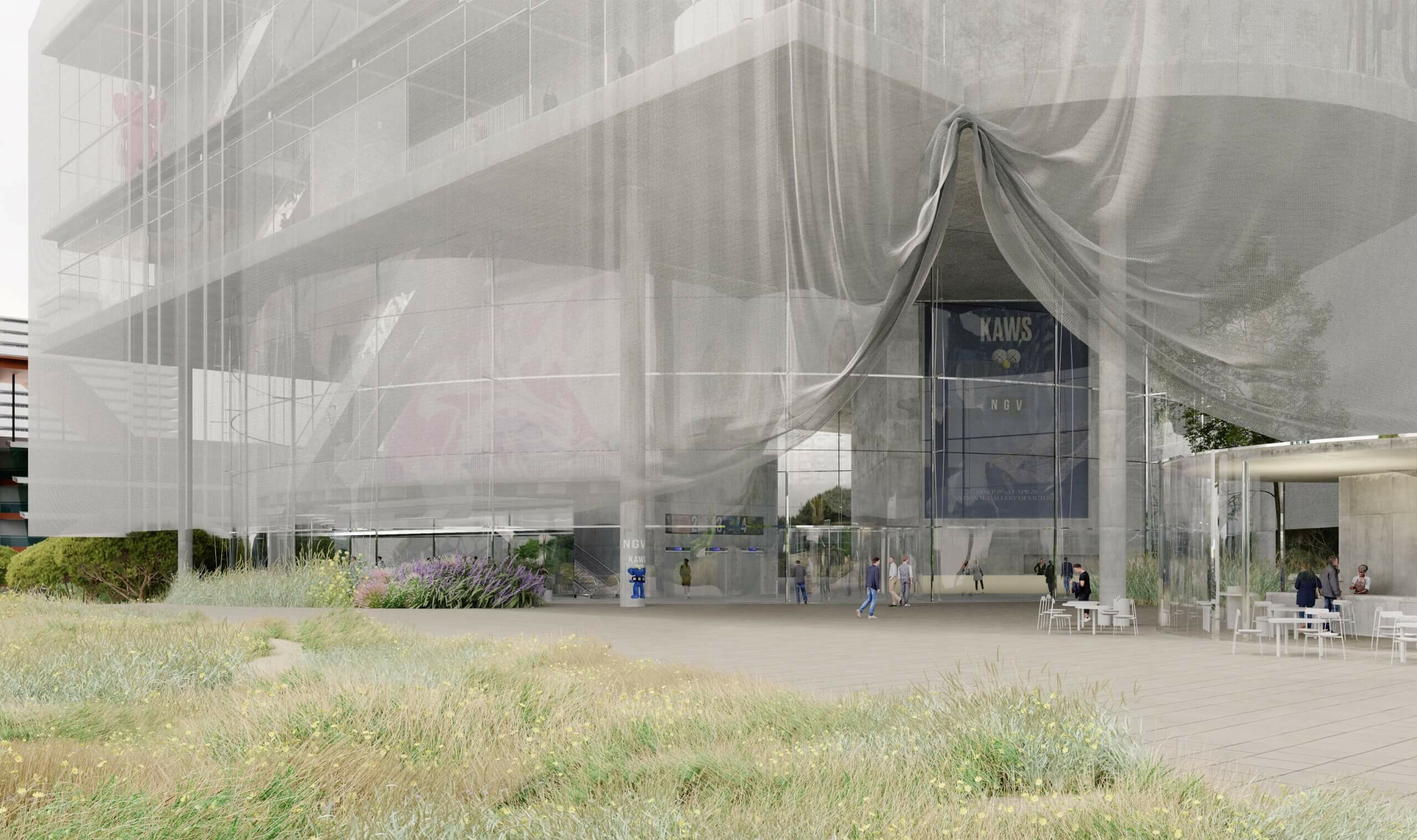 NGV Contemporary Design Competition / GRIMSHAW