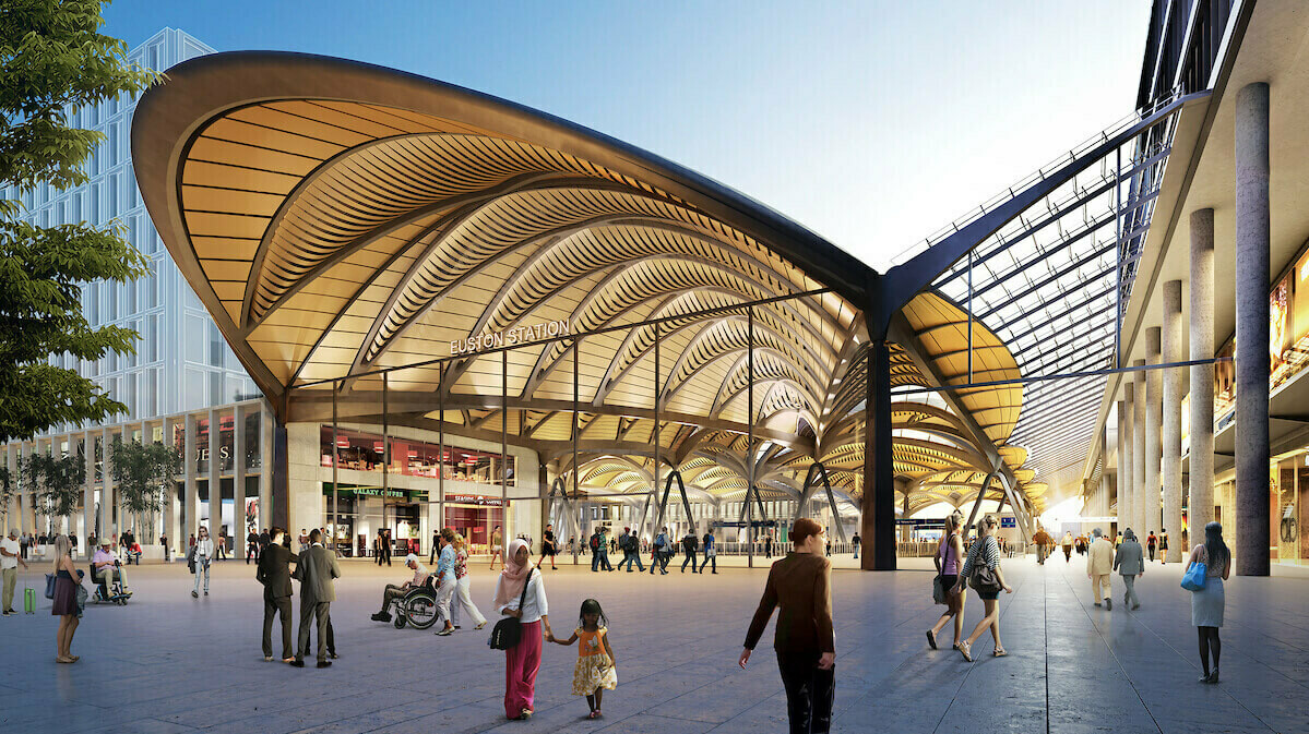 Arup and Grimshaw win HS2 contracts for London Euston Station / GRIMSHAW