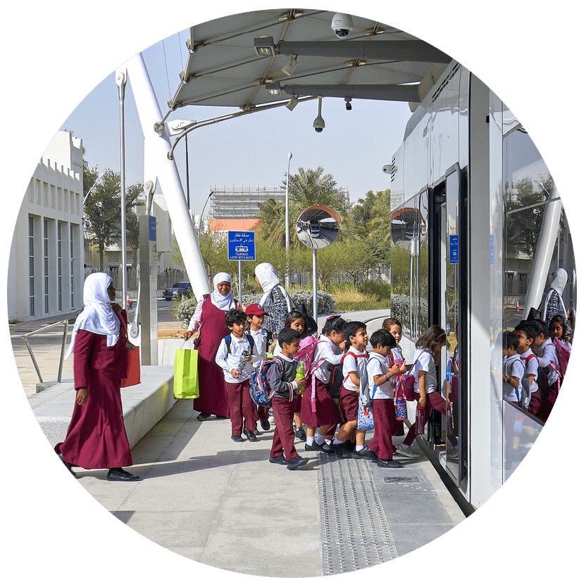 Education City Tram Stops: Case Study
