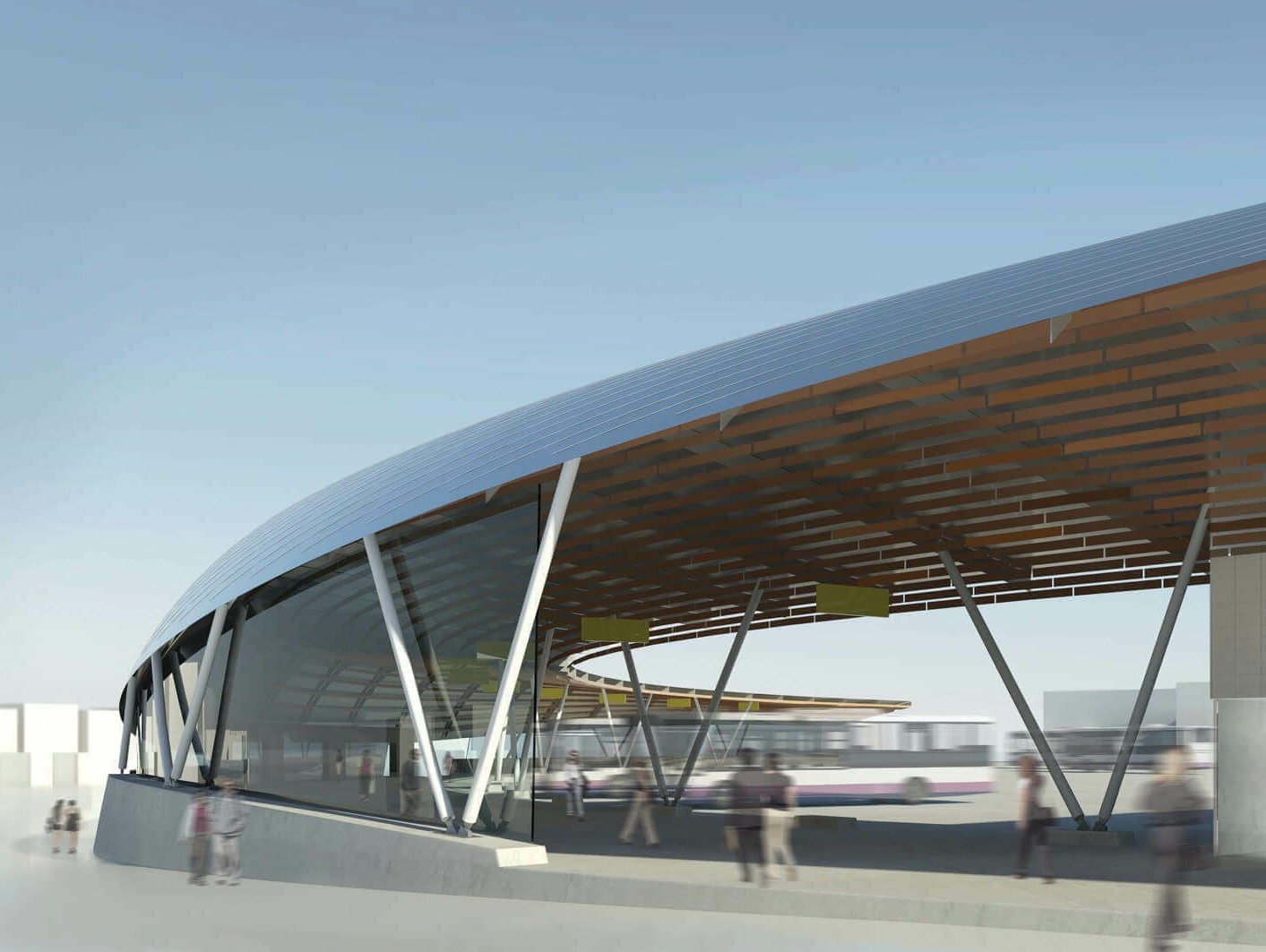 Stoke on Trent City Centre Bus Station / GRIMSHAW