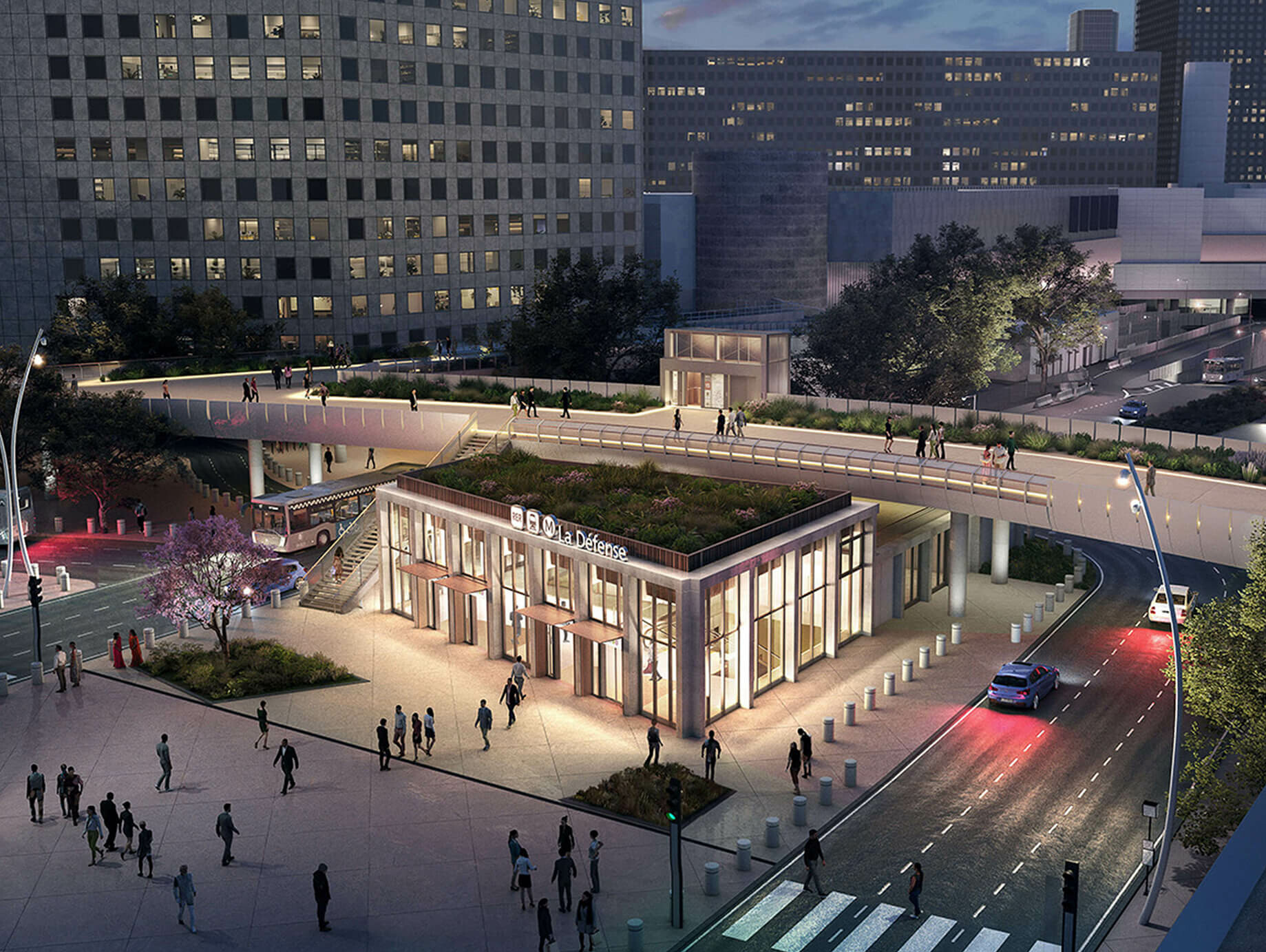Grimshaw appointed to design La Défense station on the western section of line 15 of the Grand Paris Express network / GRIMSHAW