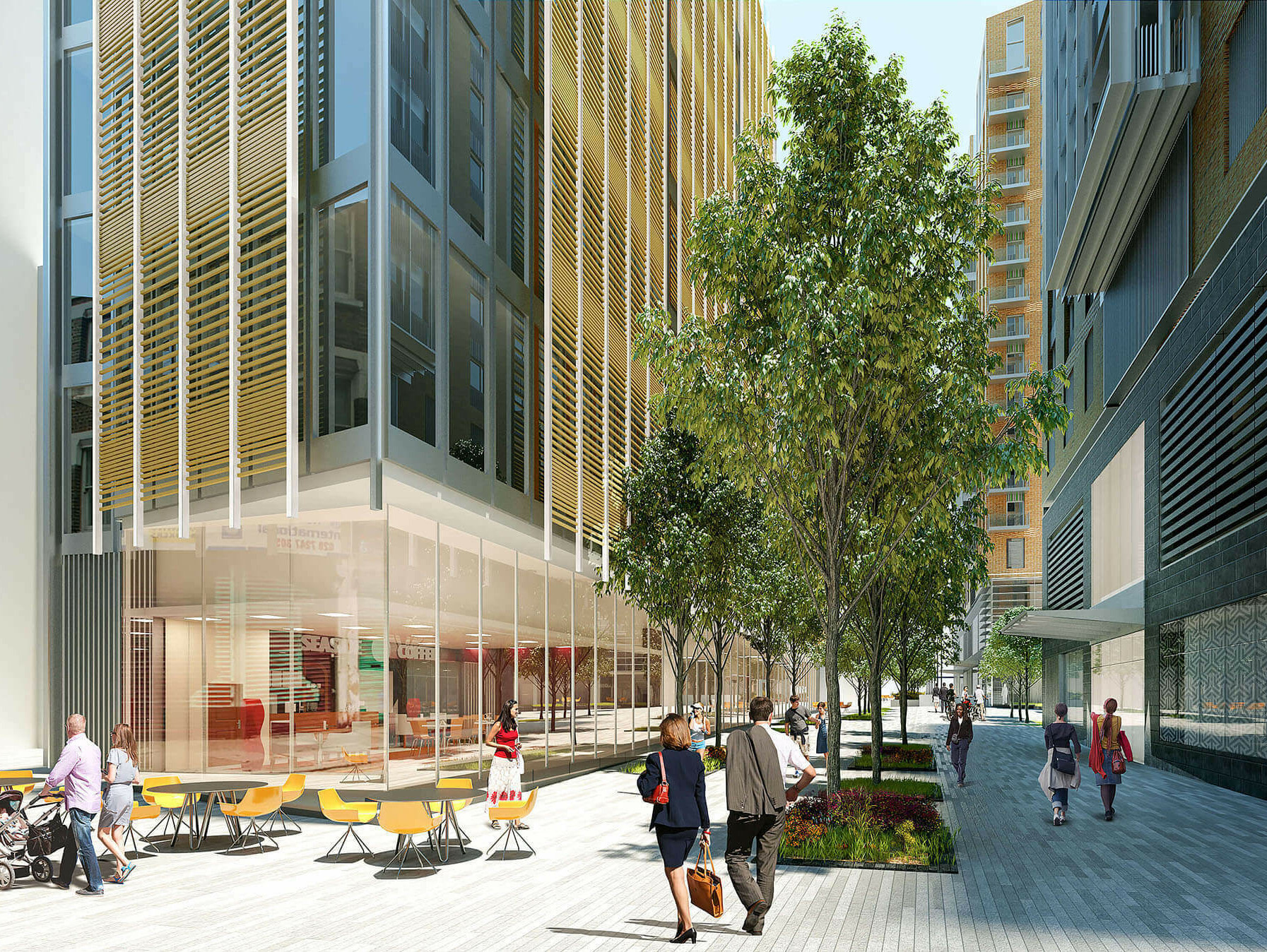 Nine Elms Over Site Development / GRIMSHAW