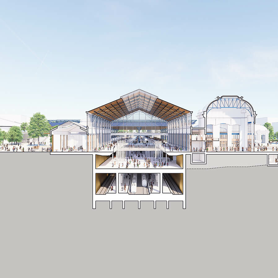 Grimshaw wins Budapest Nyugati railway station design competition / GRIMSHAW
