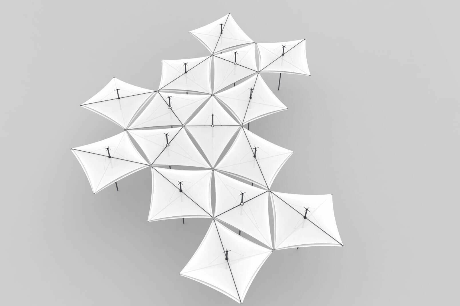 Tensilation Modular Canopy System / GRIMSHAW