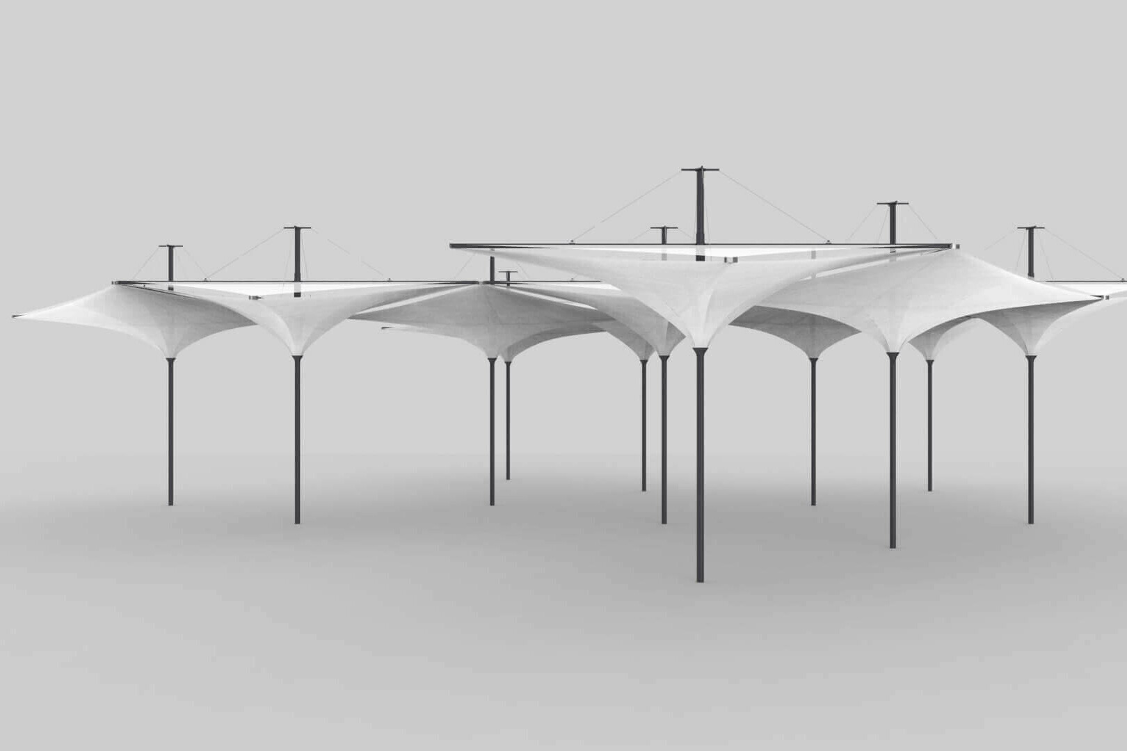 Tensilation Modular Canopy System / GRIMSHAW