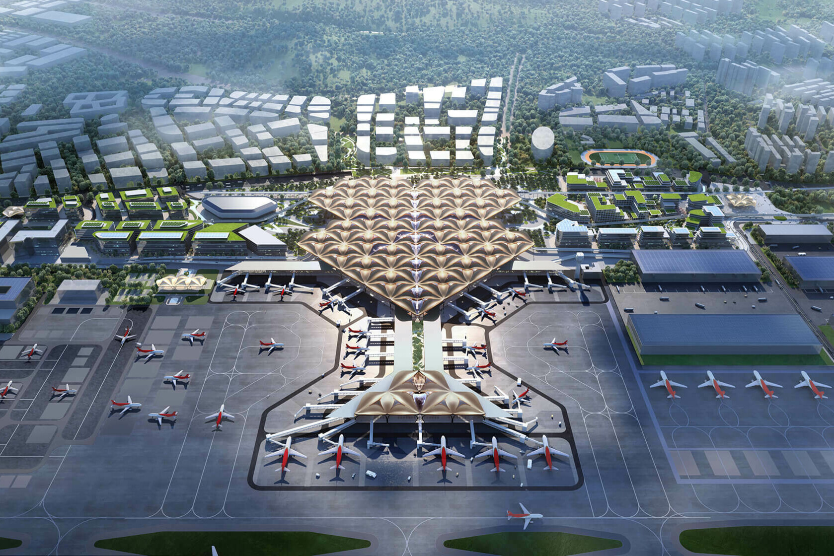 Shenzhen Airport East Integrated Transport Hub / GRIMSHAW