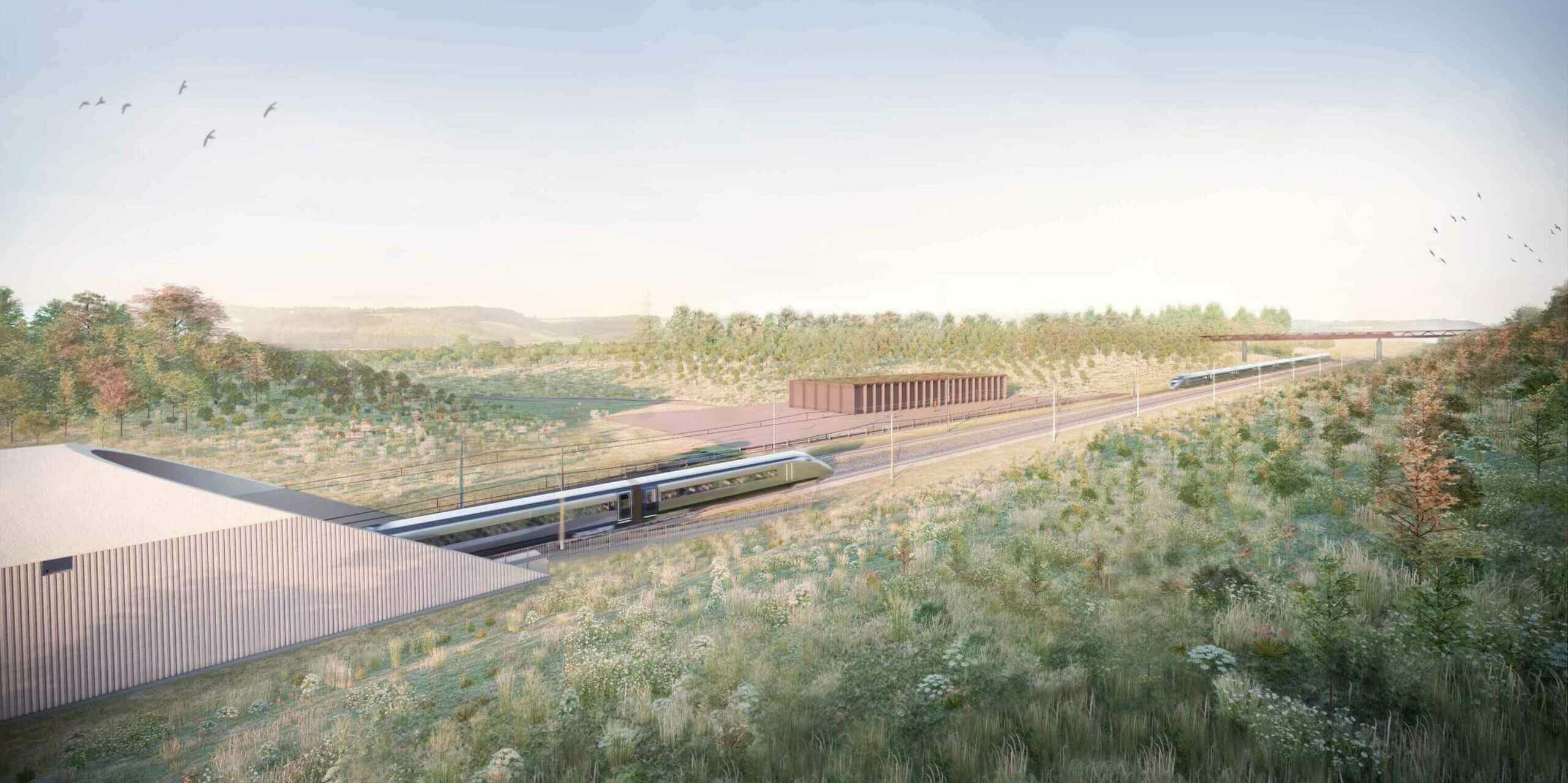 Grimshaw welcomes the Schedule 17 approval for the HS2 Chiltern Tunnel North Portal / GRIMSHAW