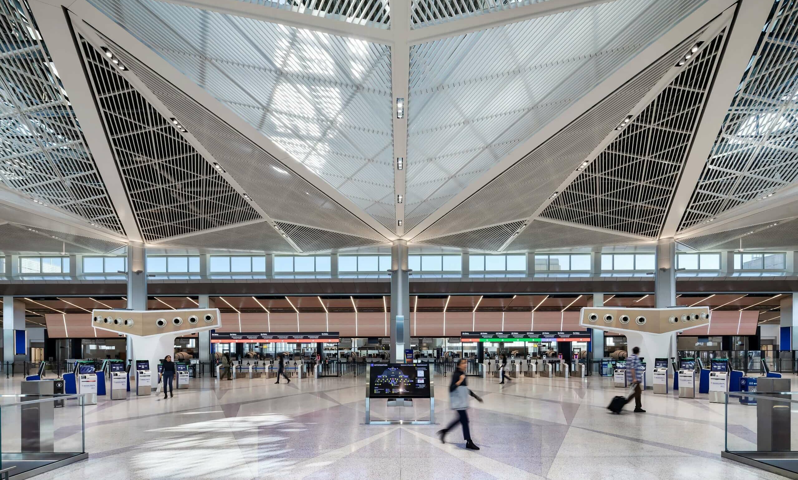 Aéroport Newark Liberty International - Nouveau terminal A / GRIMSHAW