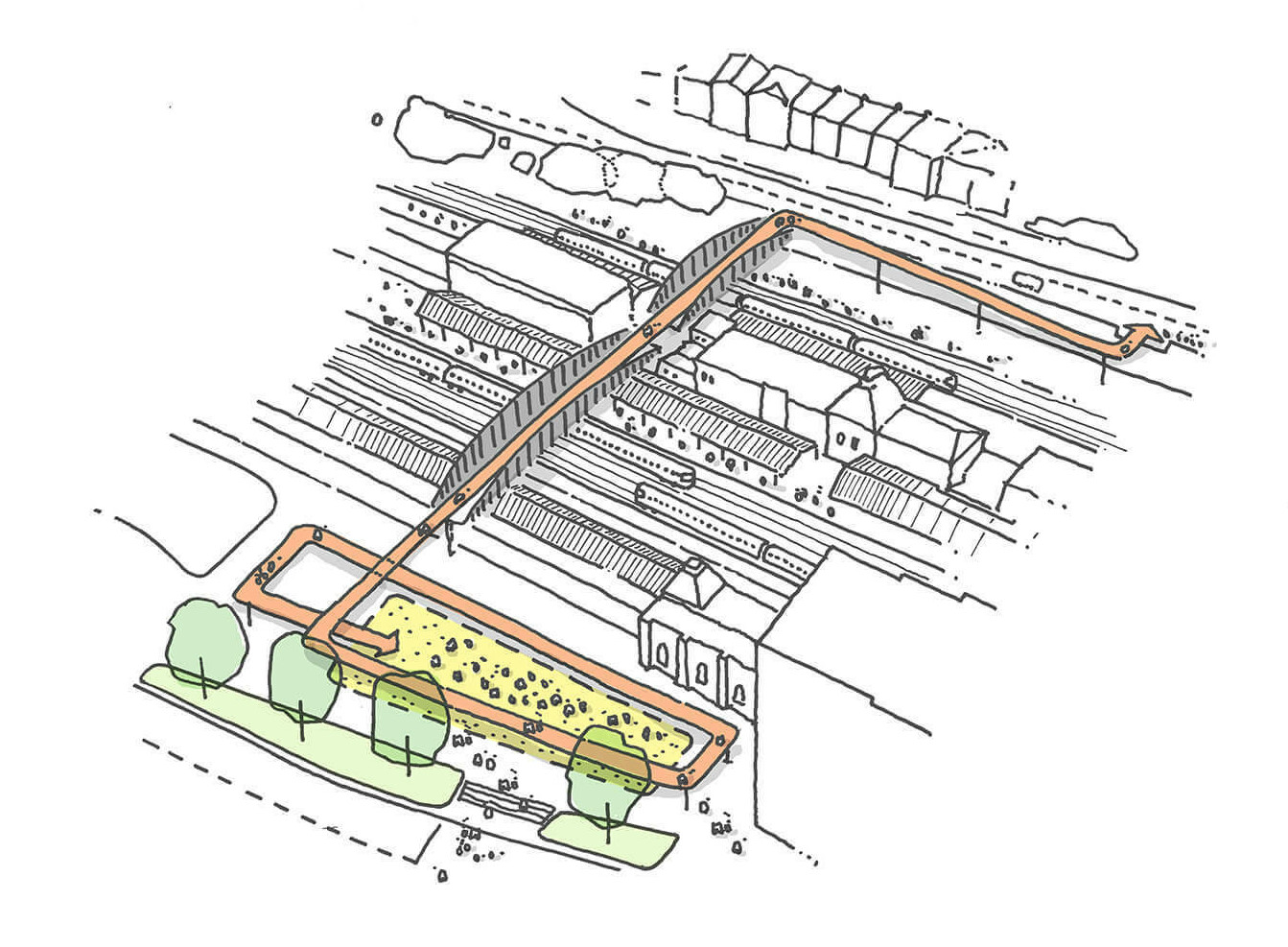 Newport Station Bridge / GRIMSHAW