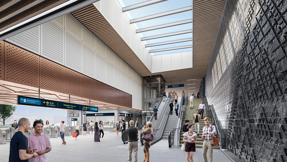 Les plans définitifs du plus grand projet d'infrastructure de Nouvelle Zélande sont dévoilés / GRIMSHAW