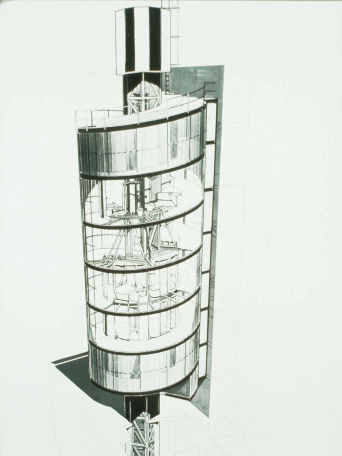 Service Tower for Student Housing / GRIMSHAW