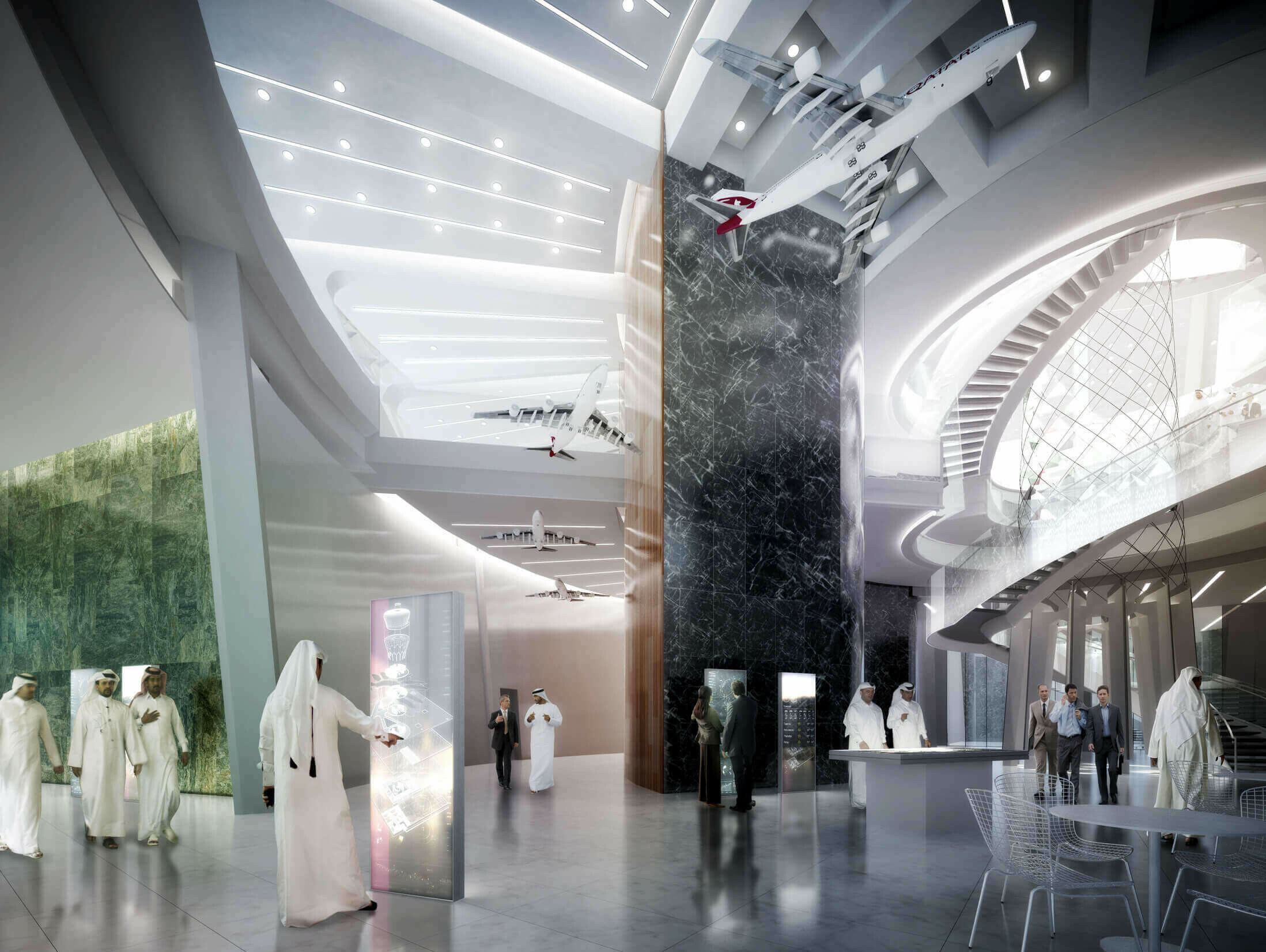 Airport Visitor and Information Centre / GRIMSHAW