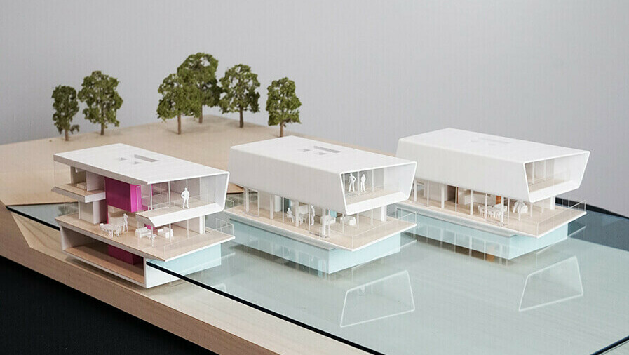 Modular Water Dwellings / GRIMSHAW