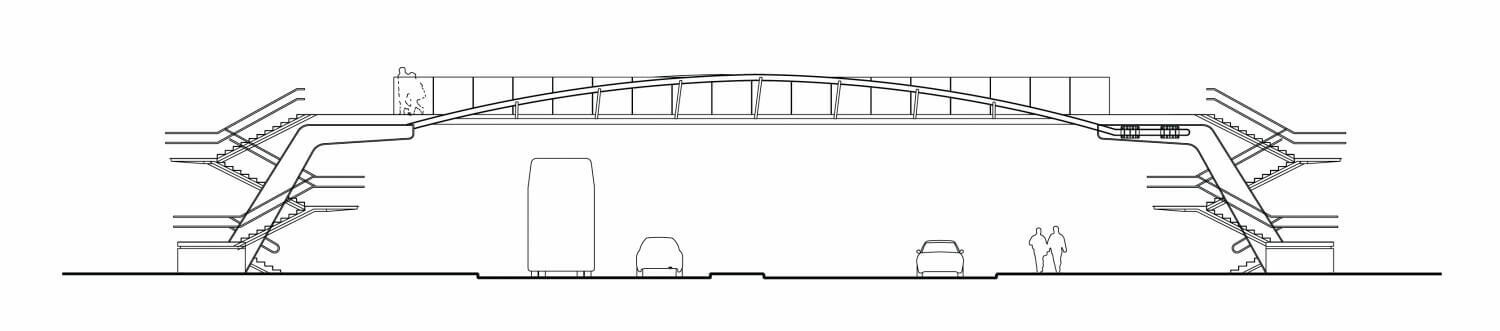A40 Perryn Road Footbridge / GRIMSHAW