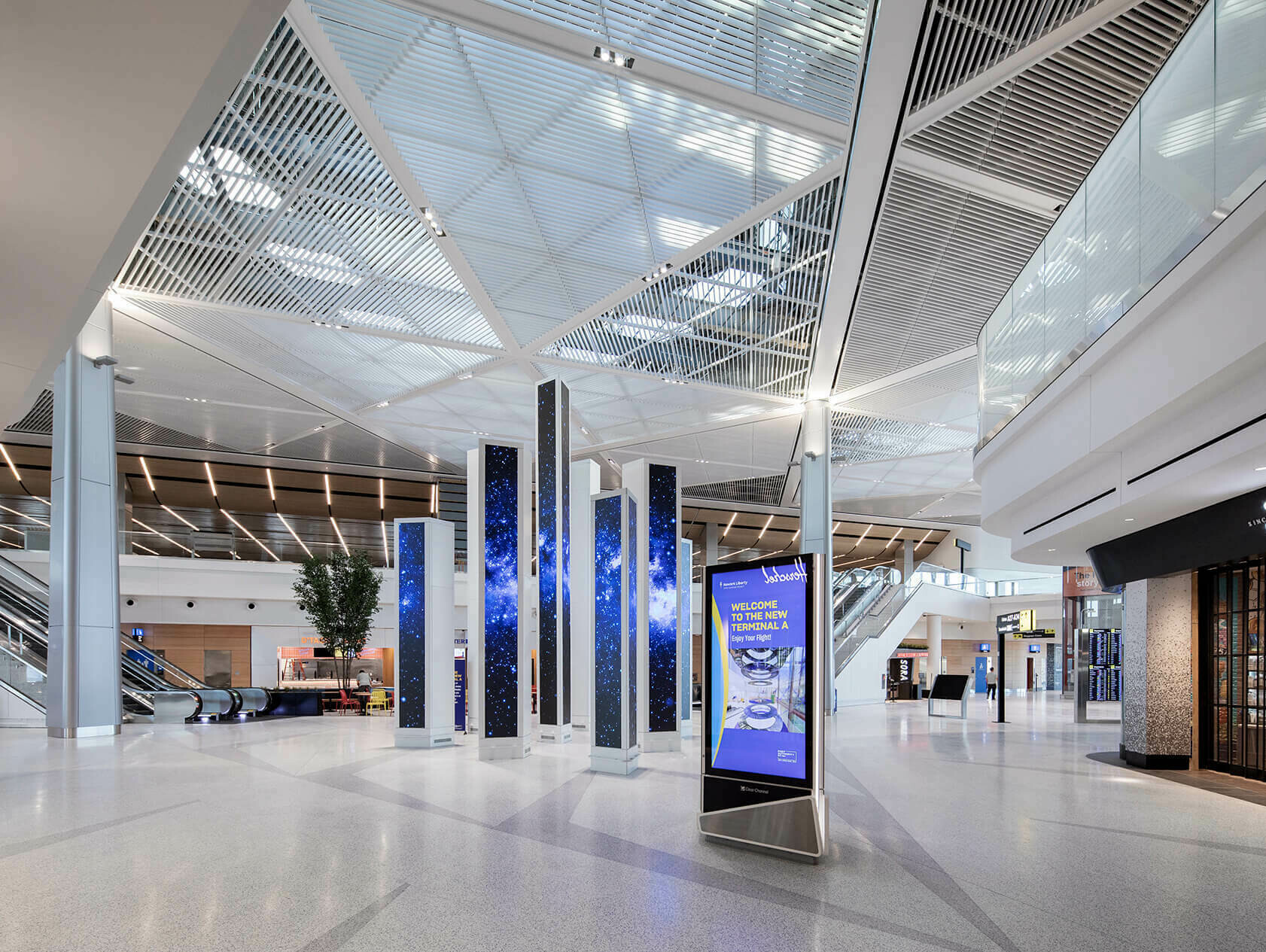 Aéroport Newark Liberty International - Nouveau terminal A / GRIMSHAW