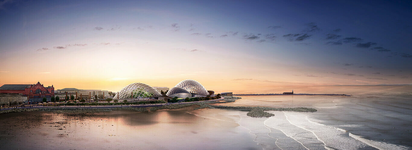 Eden Project Morecambe receives funding from UK government’s Levelling Up Fund / GRIMSHAW