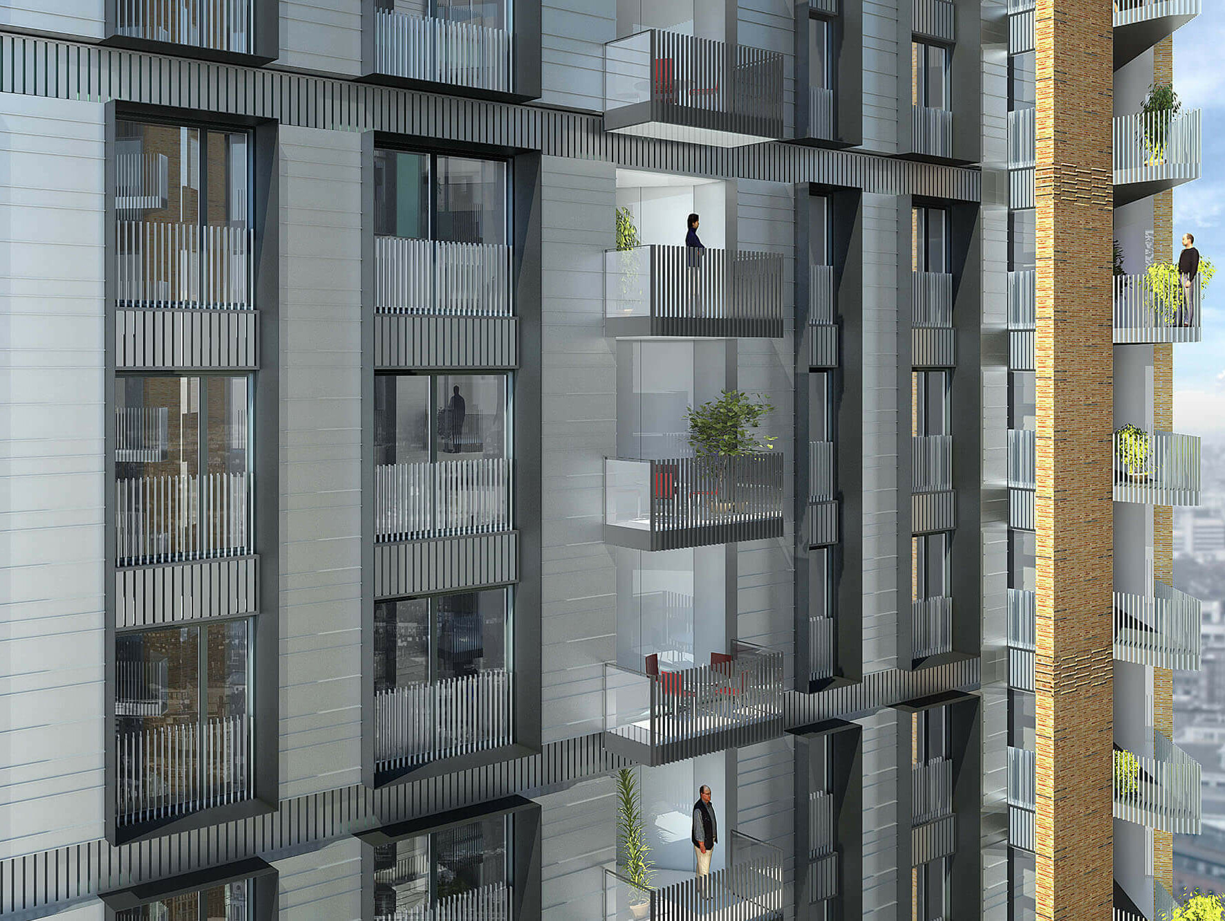 Nine Elms Over Site Development / GRIMSHAW