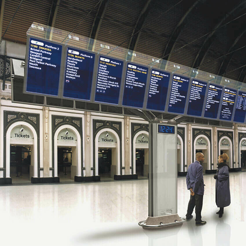 Paddington Station Passenger Information Display Systems / GRIMSHAW