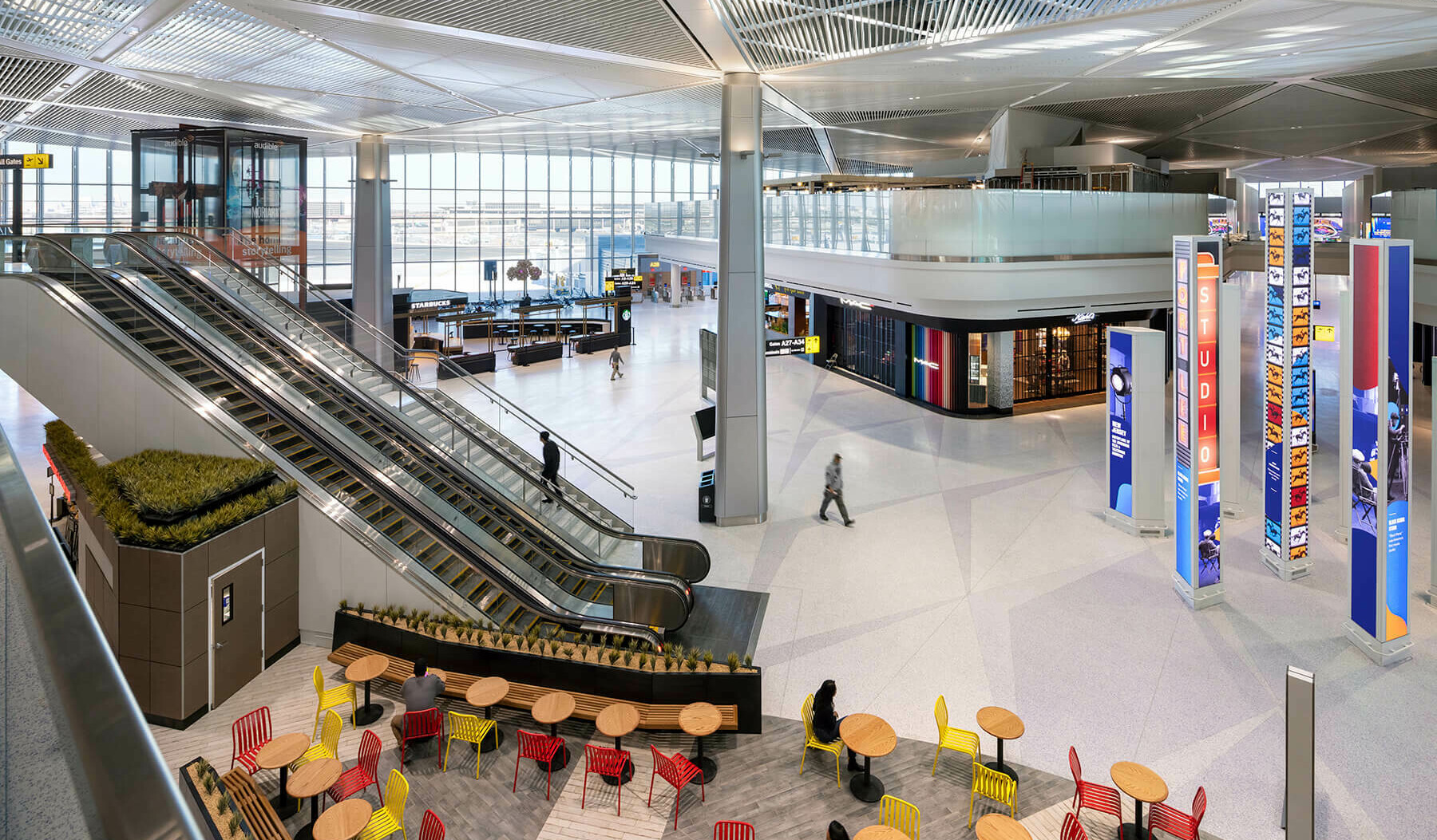 Aéroport Newark Liberty International - Nouveau terminal A / GRIMSHAW