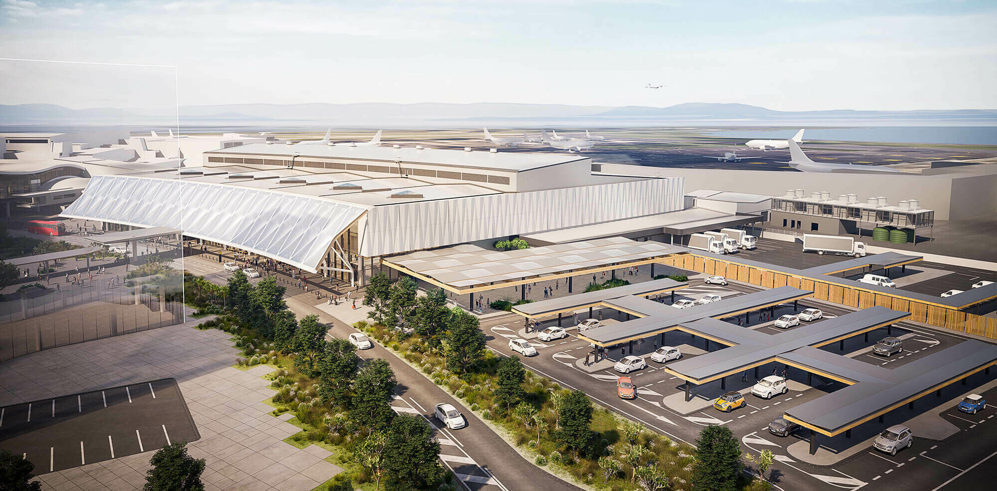 Auckland Airport Terminal Development Plan / GRIMSHAW