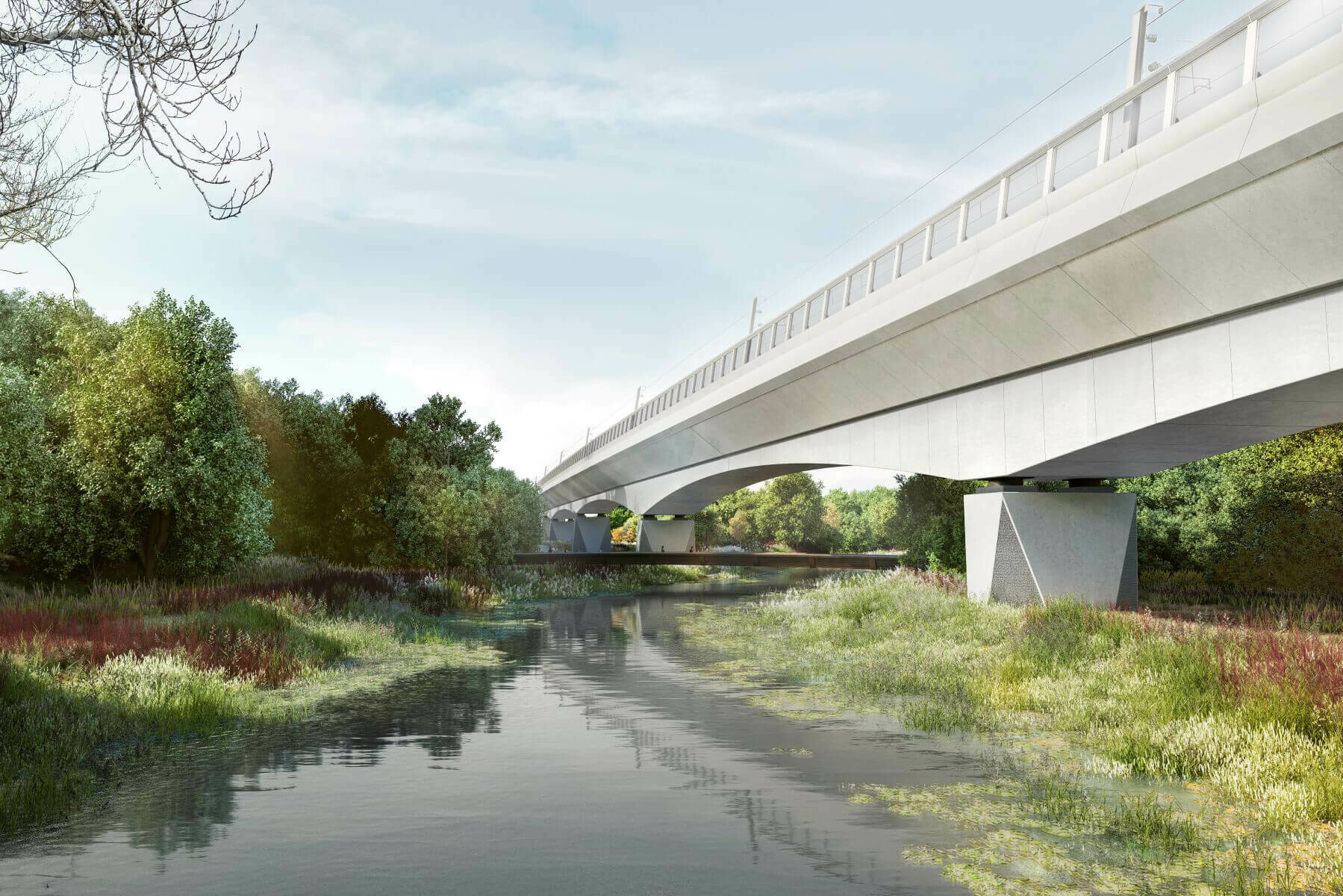 HS2 Colne Valley Viaduct / GRIMSHAW