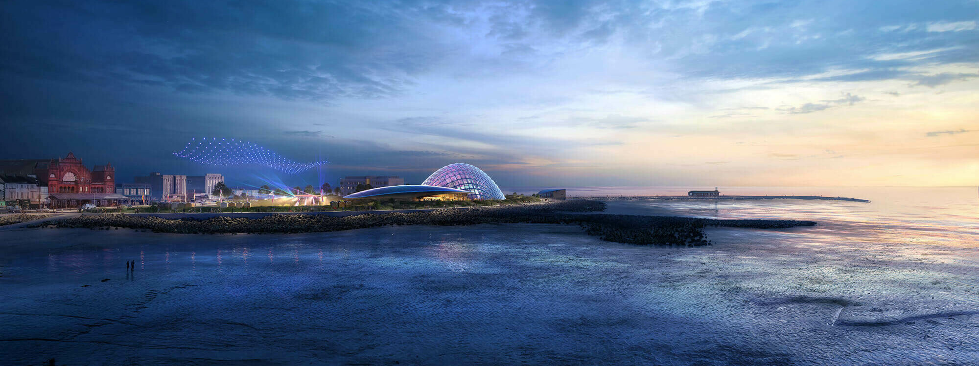 Inspiring new imagery unveiled for Eden Project Morecambe / GRIMSHAW