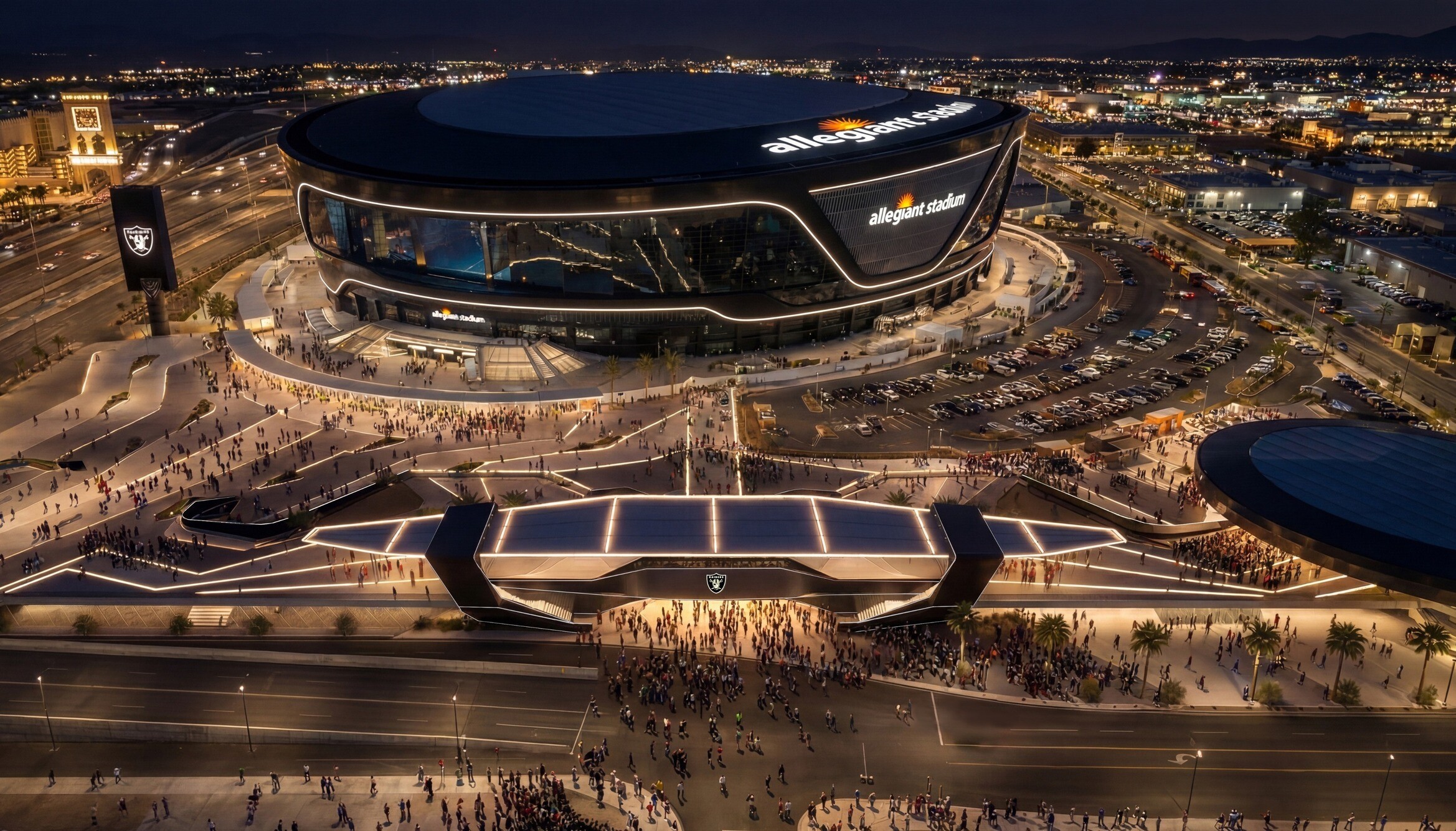 Las Vegas Raiders with Grimshaw announce transformation of the North Plaza at Allegiant Stadium / GRIMSHAW