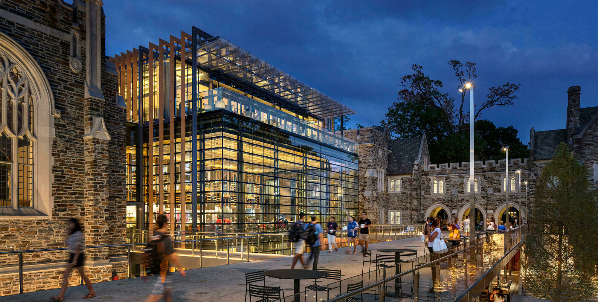 Duke University West Campus Union Renovation nominated for AJ100 Building of the Year Award / GRIMSHAW