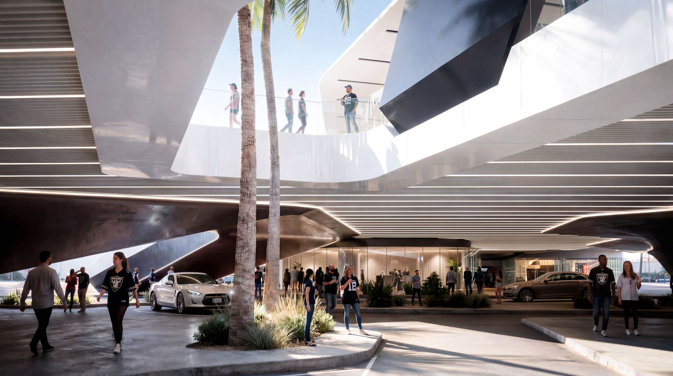Las Vegas Raiders with Grimshaw announce transformation of the North Plaza at Allegiant Stadium / GRIMSHAW