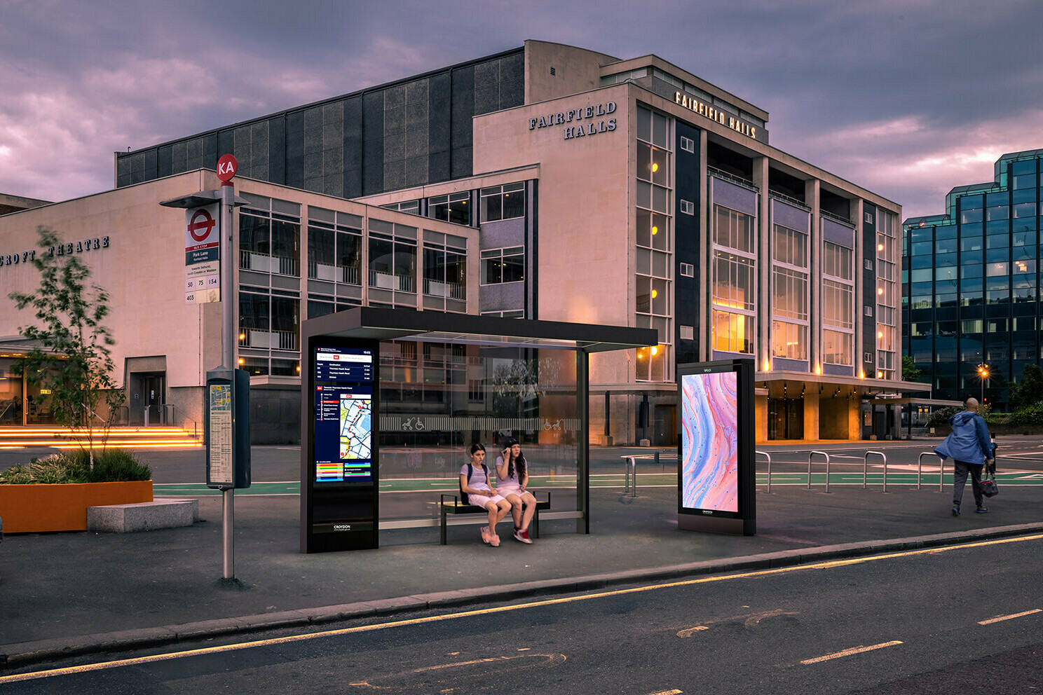 Prototype Smart Cities Bus Shelter / GRIMSHAW