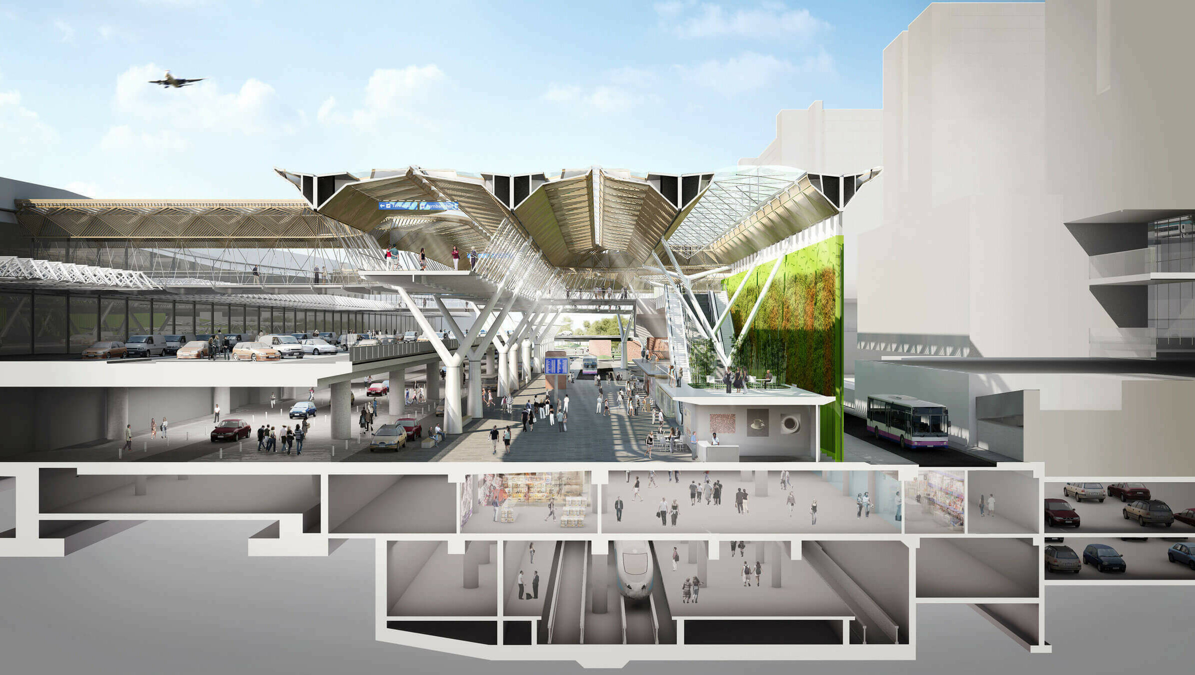 Frankfurt Forecourt Master Plan / GRIMSHAW