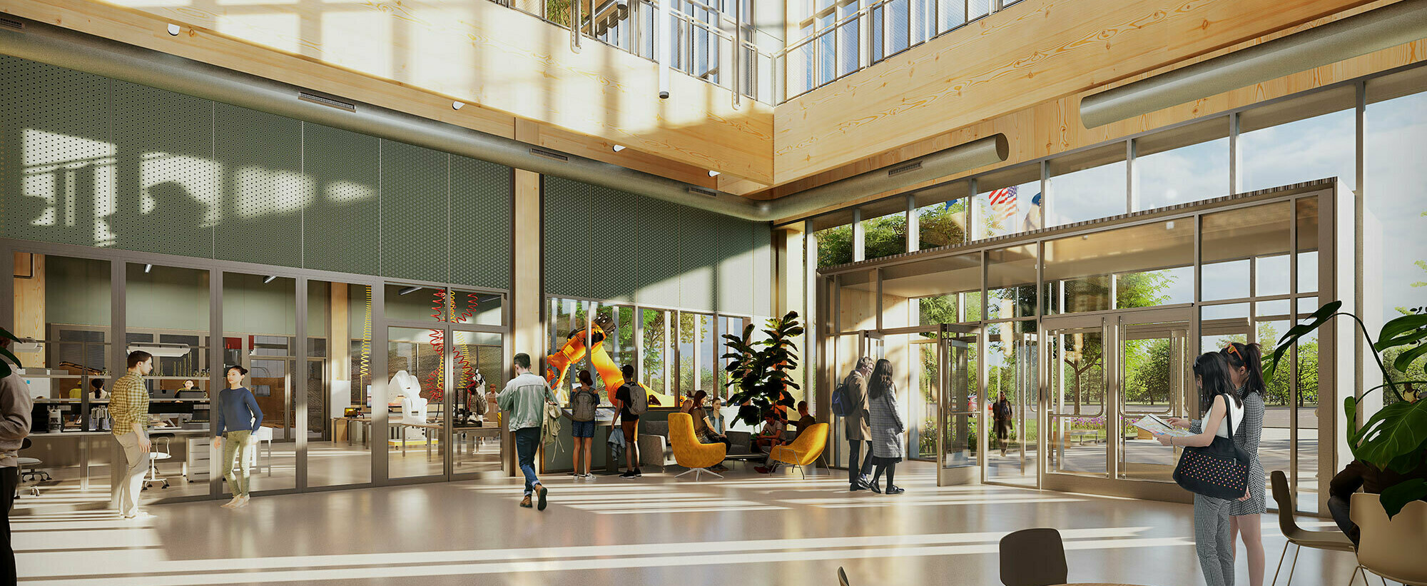 GEM Factory of the Future Construction Underway at the University of Maine / GRIMSHAW