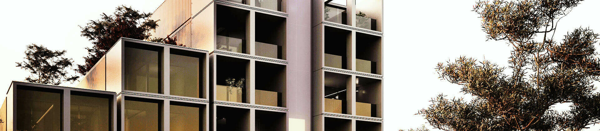 ​Grimshaw has partnered with SG Blocks, a leading designer of container-based structures, to design current and future projects. / GRIMSHAW