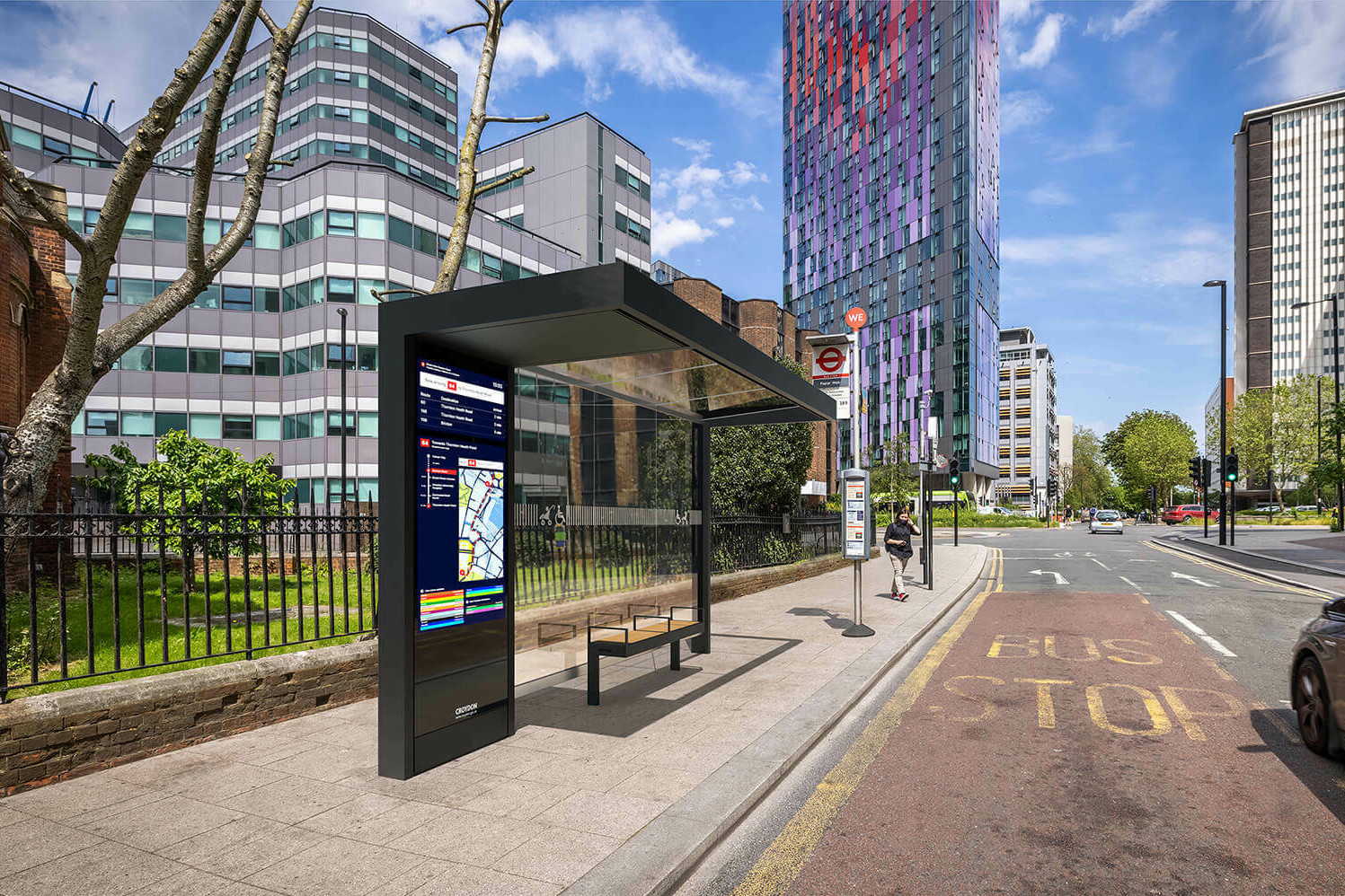 Prototype Smart Cities Bus Shelter / GRIMSHAW